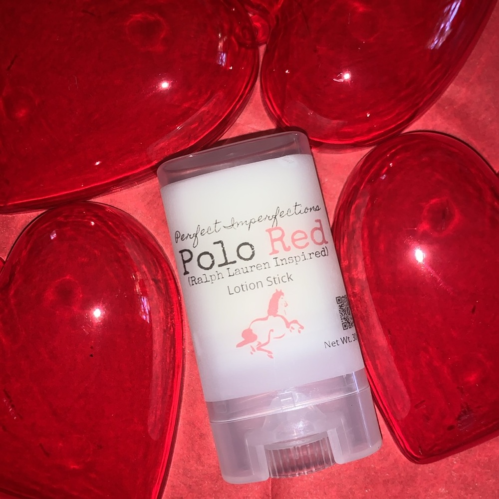 Handmade POLO RED Ralph Lauren Inspired Tattoo or Spot Lotion Stick w Soap